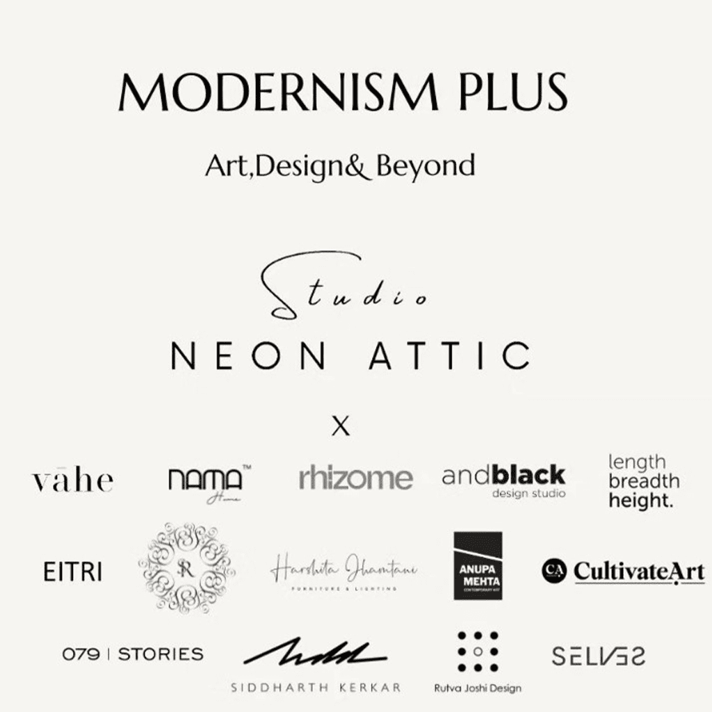 Modernism Plus Exhibit by Studio Neon Attic featuring andblack design studio