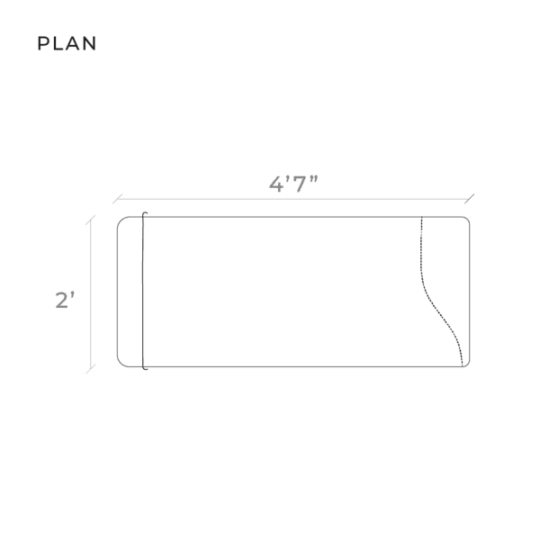 LOOP study table, diagram 1, plan view