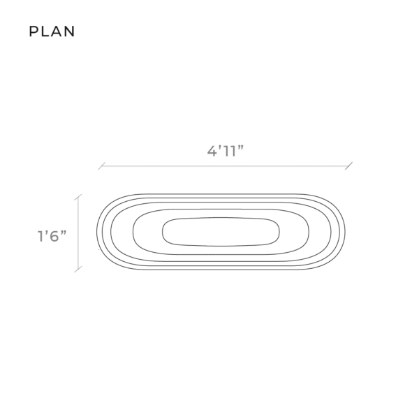 LOOP console, diagram 1, plan view