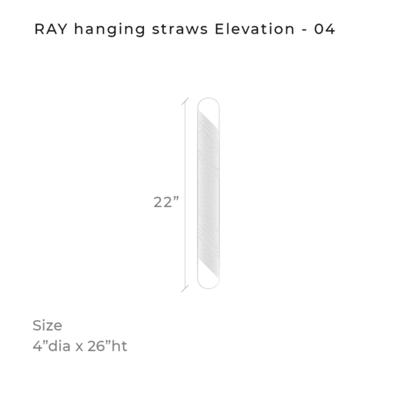 RAY hanging straw, diagram 2