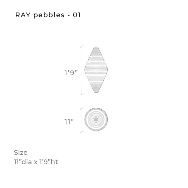 RAY pebbles 1, diagram