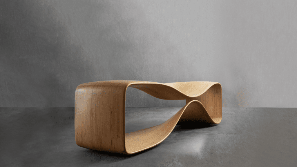 LOOP bench, isometric photograph