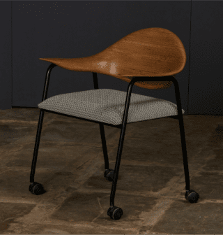 LOOP study chair, isometric photograph