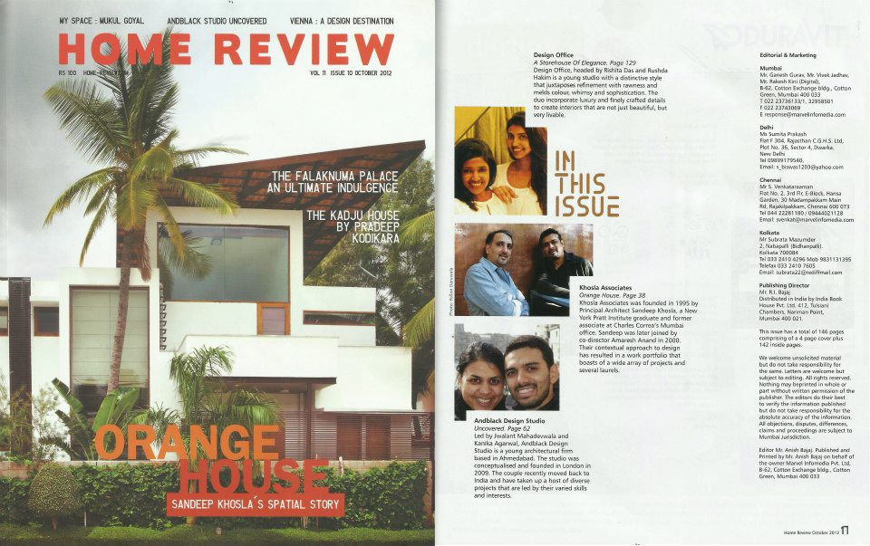 Home Review Magazine October 2012 Edition