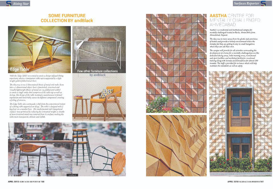 furniture design and face explorations by rising star architects andblack design studio, Surface reporter - page 3