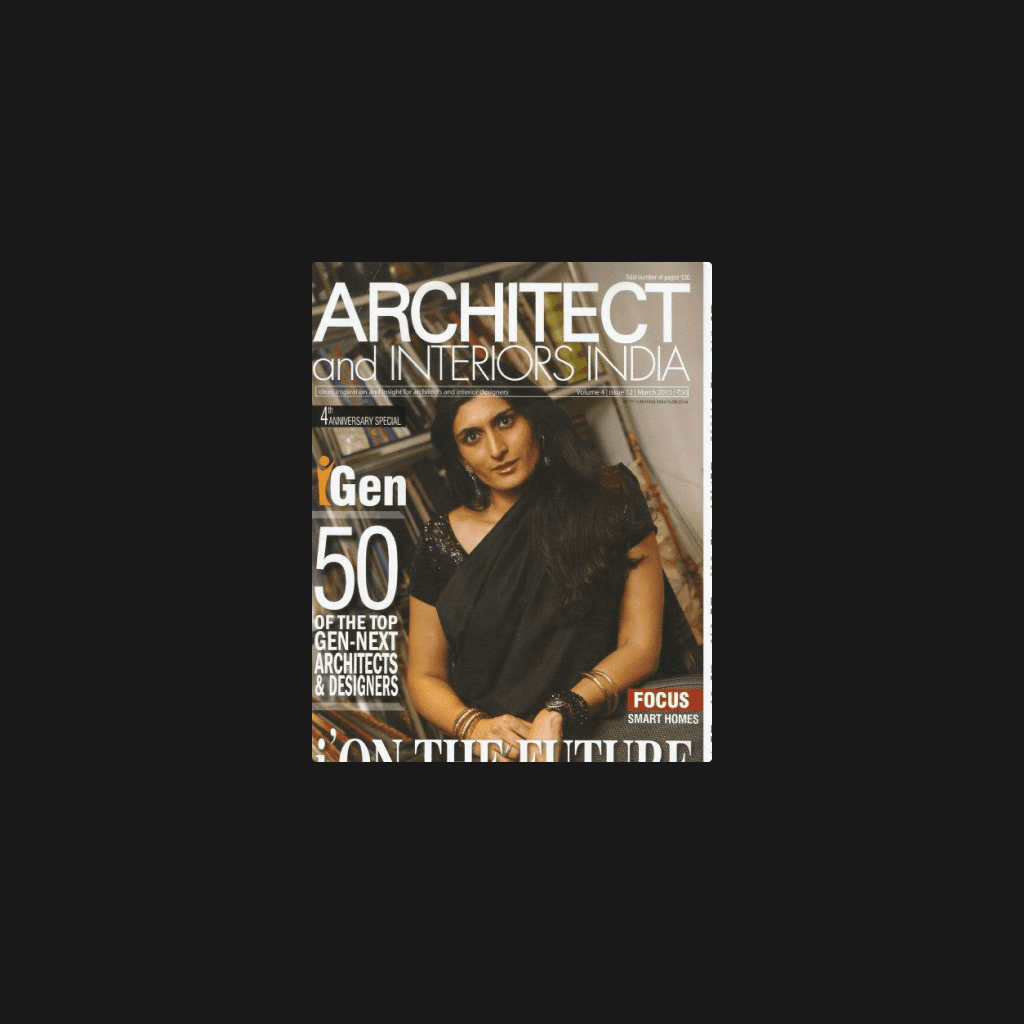 Architects and Interiors 2013 March Edition Cover
