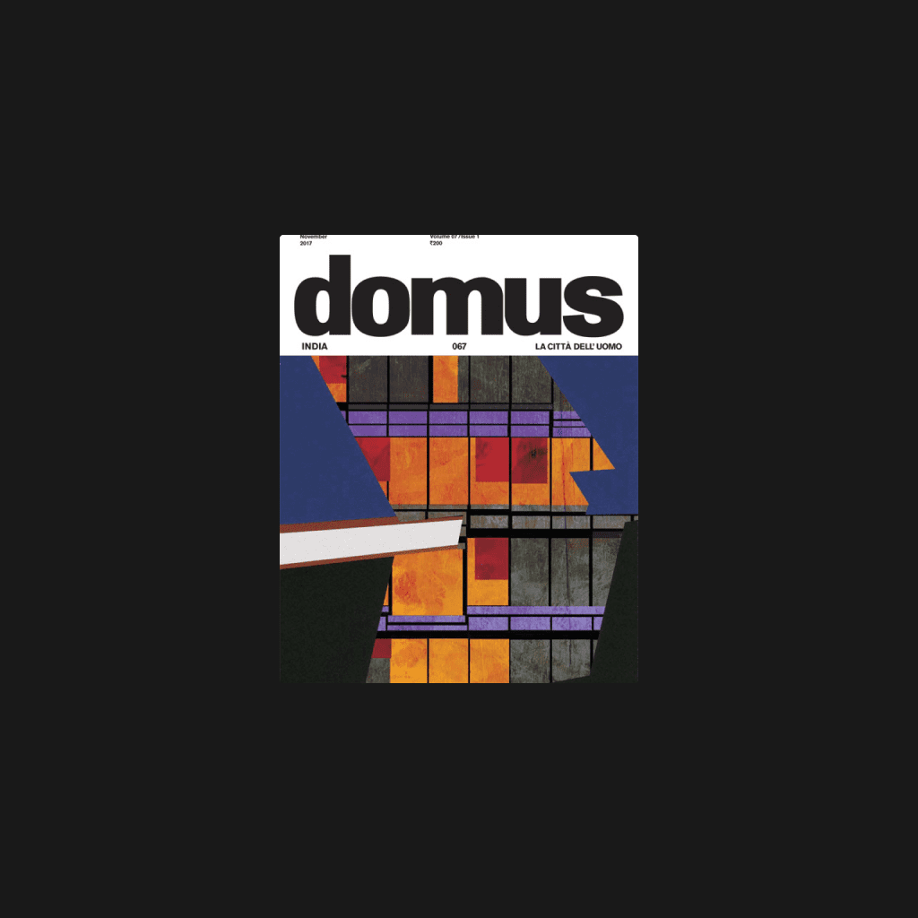 Domus India November 2017 Edition Cover