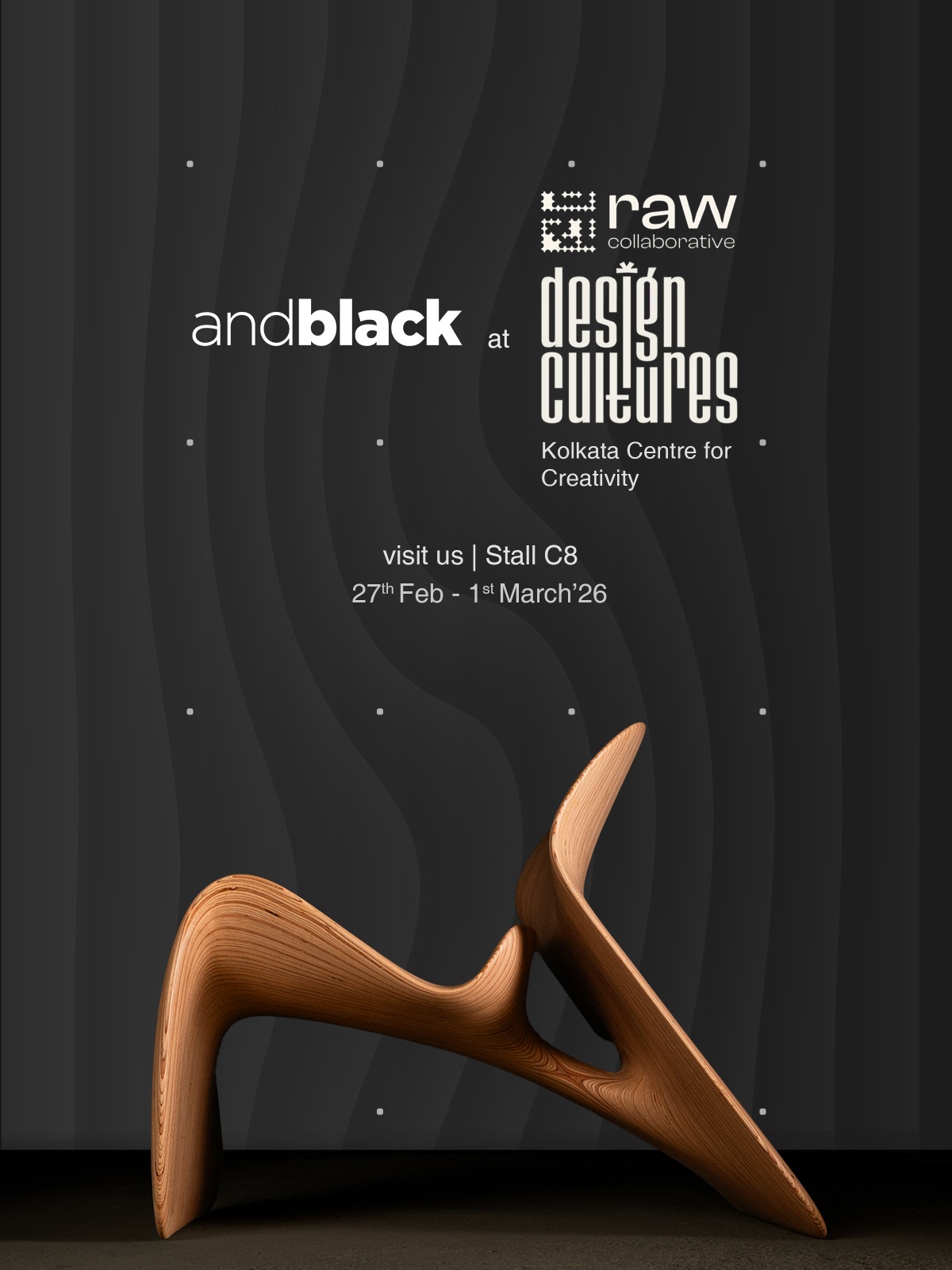 Invite for Design cultures by raw collaborative 2026